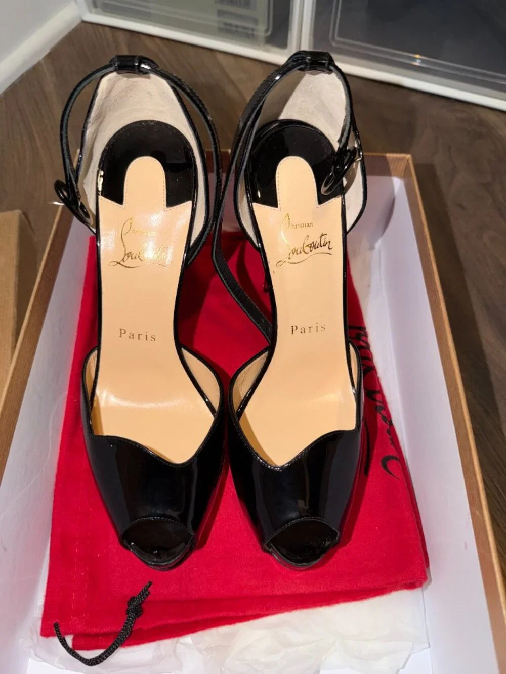 Christian Louboutin Aketata 120 Black Size 8